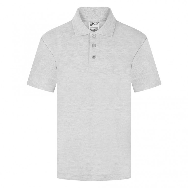Plain Grey Polo Shirt 