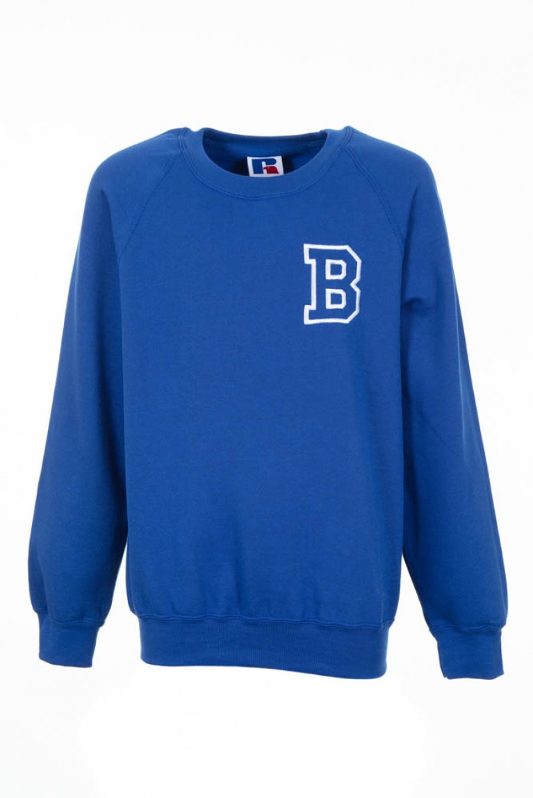 Girls Blue P.E Sweatshirt