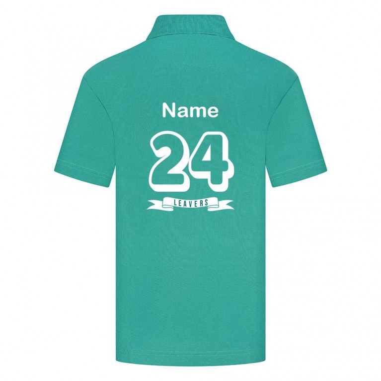 Boughton Leigh Junior Year 6 Leavers Polo Shirt 24 - Premium Jade
