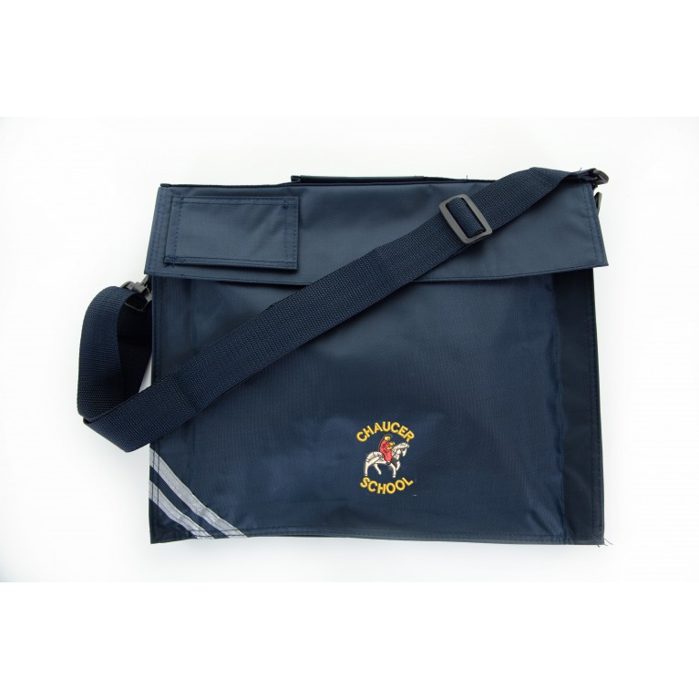Navy Long Handle Bookbag