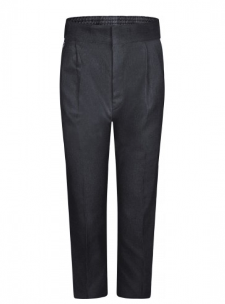 Junior Boys Charcoal Trousers  - Standard Fit