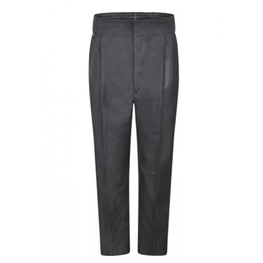 Grey Boys Blue Label Trousers - Standard Fit | General Scoolwear | Loop
