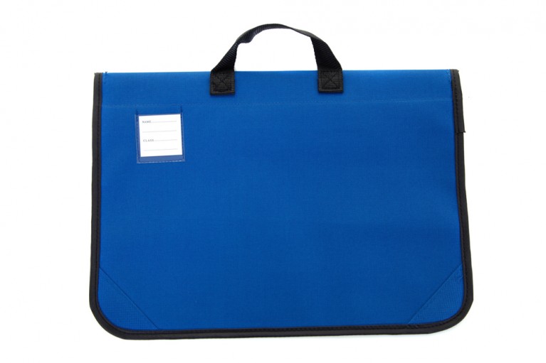 Blue Short Handle Bookbag