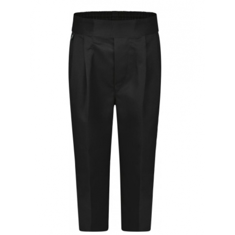 Boys Black Pull On Trousers
