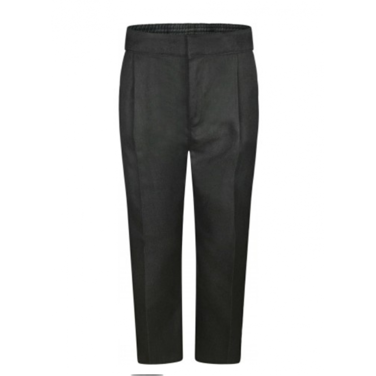 Junior Boys Charcoal Trousers - Sturdy Fit