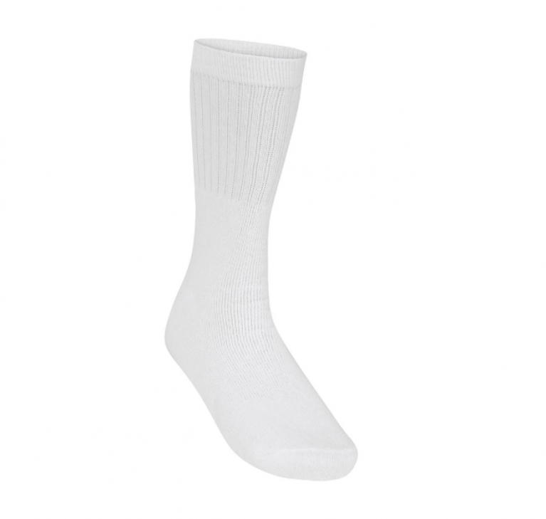 White 5 Pack Sports Socks
