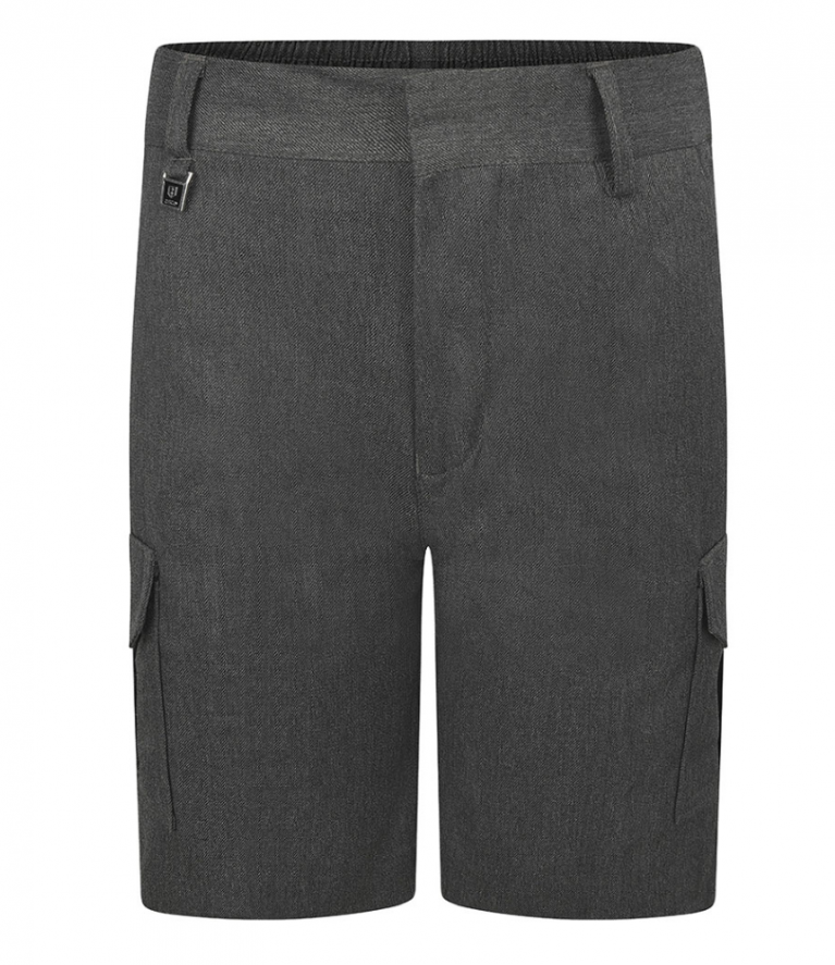 Boys Grey Cargo Shorts