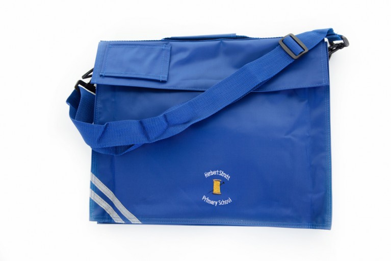 Blue Long Handle Bookbag