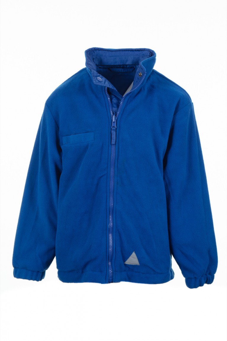 Blue Reversible Showerproof Jacket | Holbrook CofE Primary School | Loop