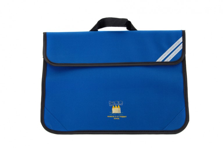 Blue Short Handle Bookbag