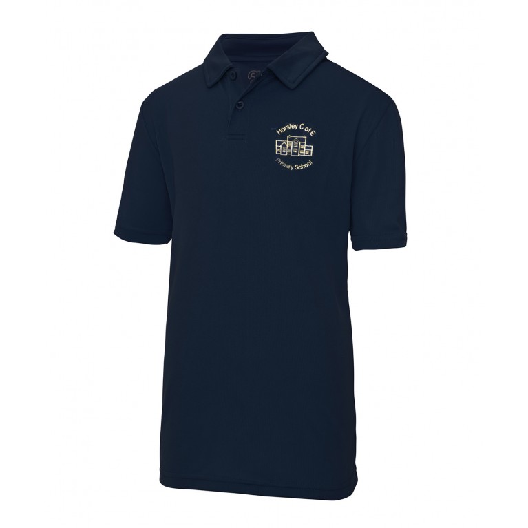 Navy Sports Polo Shirt