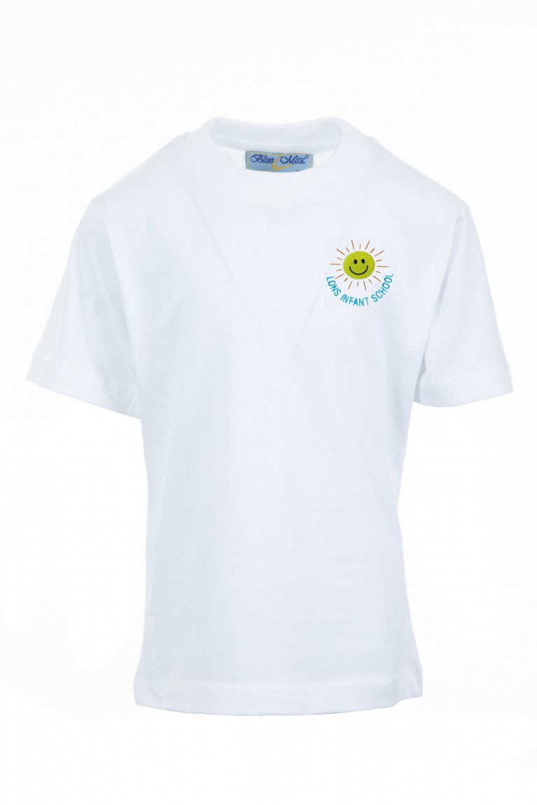 White P.E T-shirt