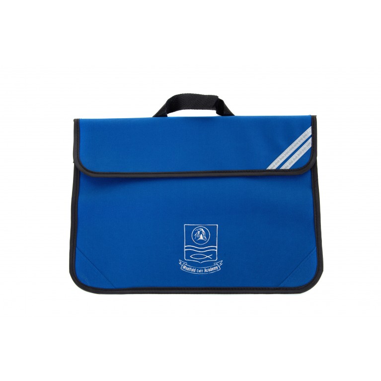 Blue Short Handle Bookbag 