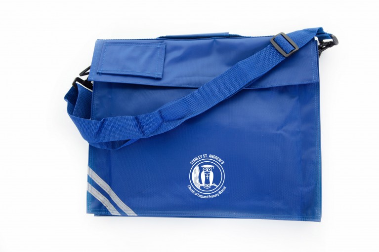Blue Long Handle Bookbag