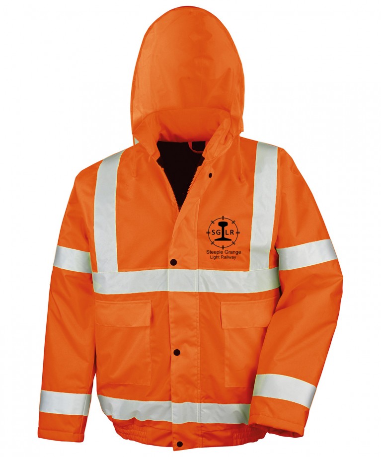 Orange Safe-Guard Winter Blouson Jacket