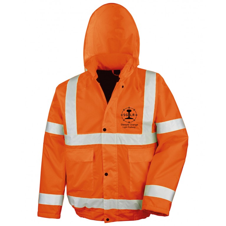 Orange Safe-Guard Winter Blouson Jacket